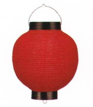 提灯 装飾品提灯（室内用） 8号丸洋紙（赤）